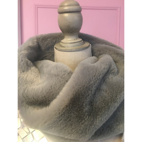 Tour de cou pour femme en fausse fourrure 