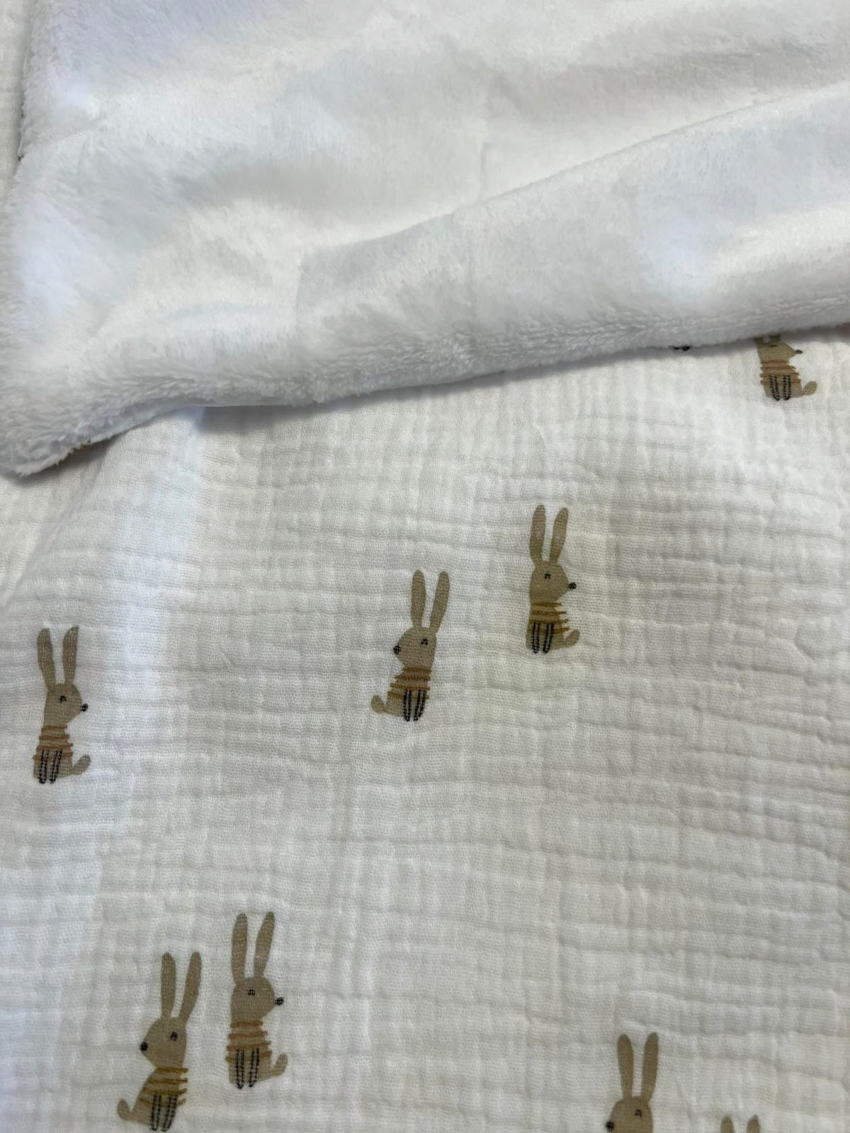 Douce couverture bébé 