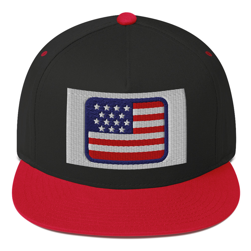 U.S.A Flat Bill Cap