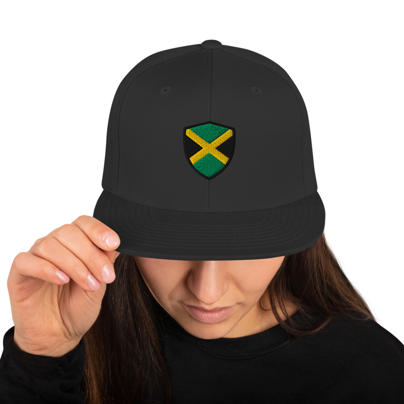 Jamaica Flag Snapback Hat