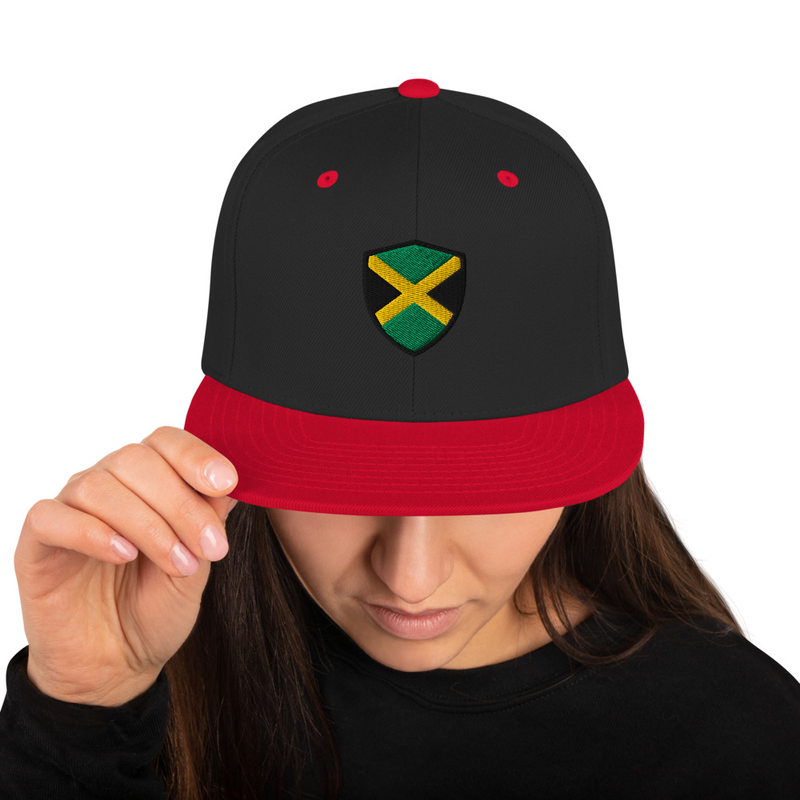 Jamaica Flag Snapback Hat