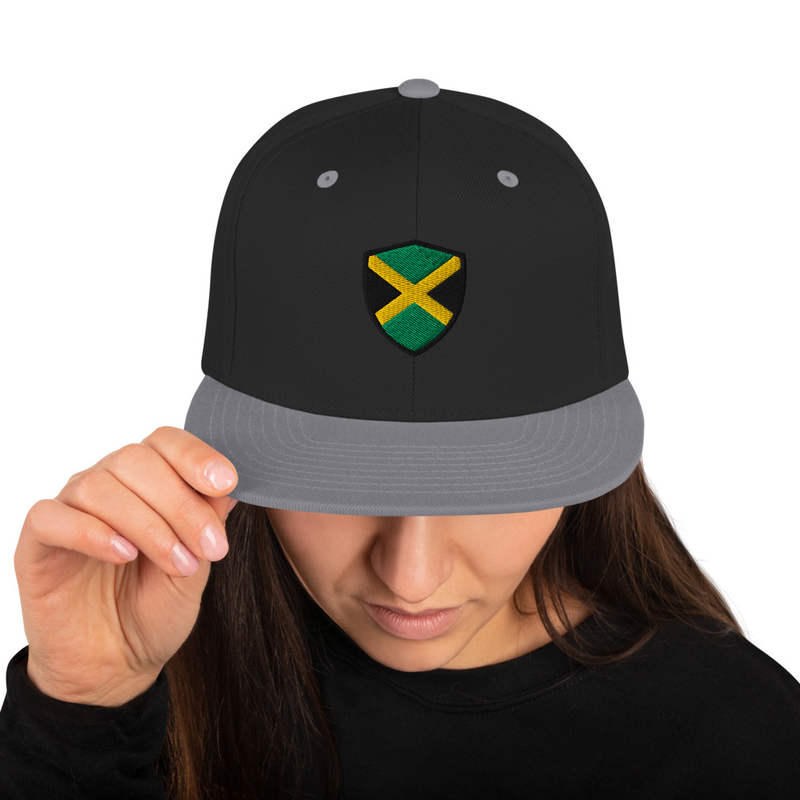 Jamaica Flag Snapback Hat