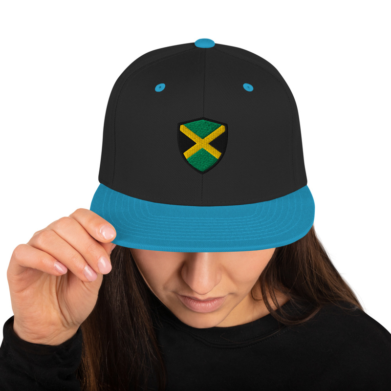 Jamaica Flag Snapback Hat