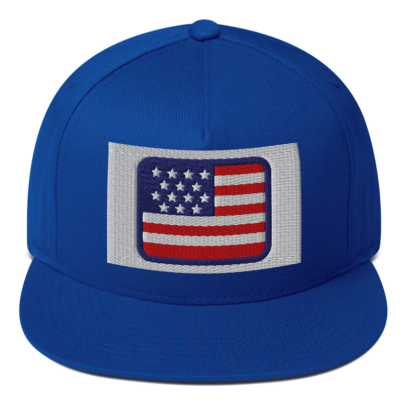 U.S.A Flat Bill Cap