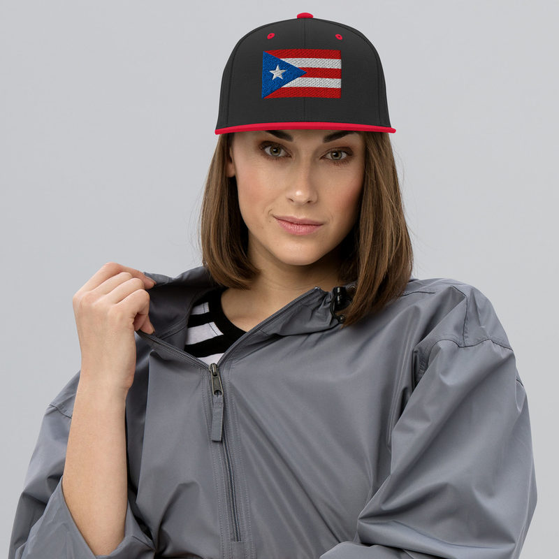  Puerto Rico Snapback Hat