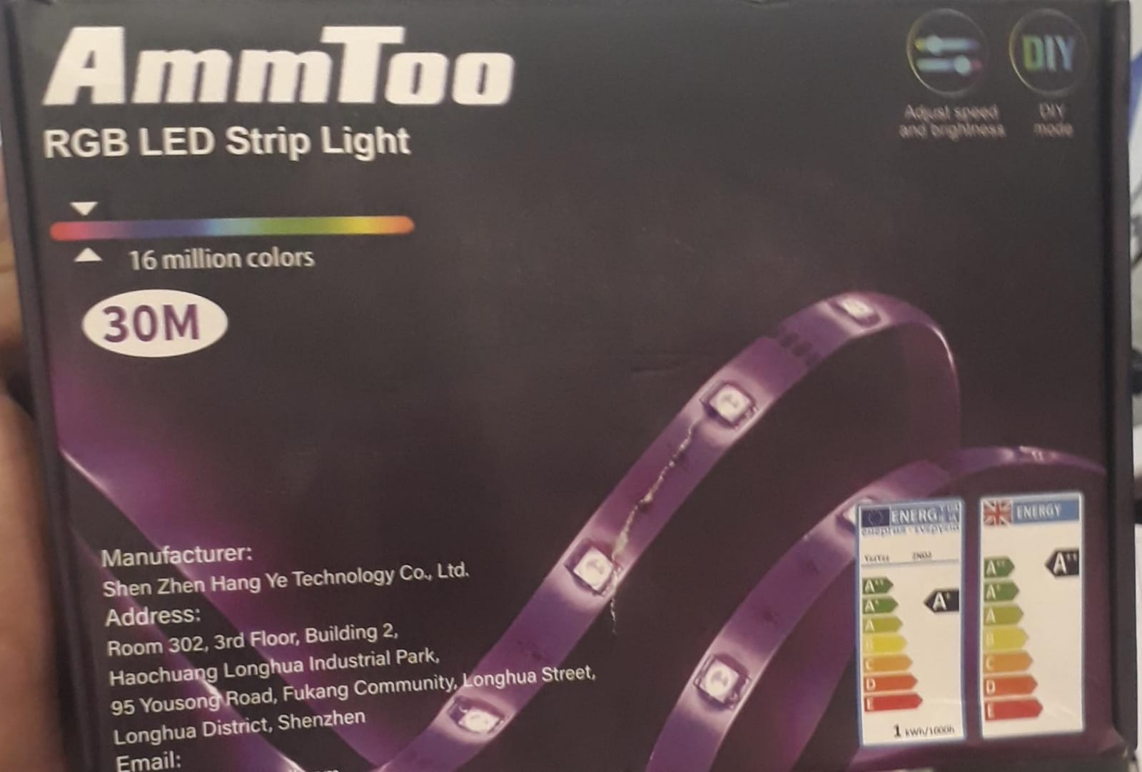 AmmToo RGB LED Strip Light