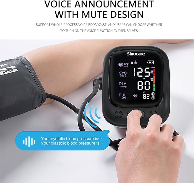 Sinocare Digital Blood Pressure Monitor