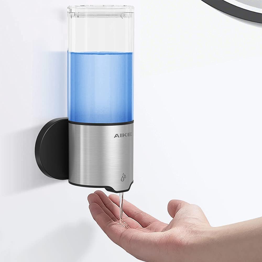 Wall-mounted automatic soap dispenser