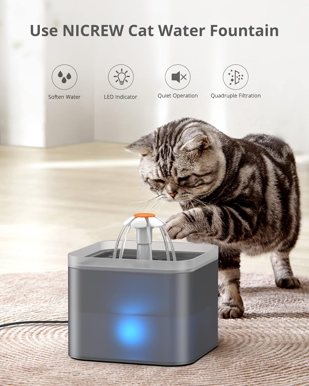 Automatic Pet Water Fountain