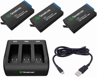 Smatree GoPro Hero Batteries and Charger Set