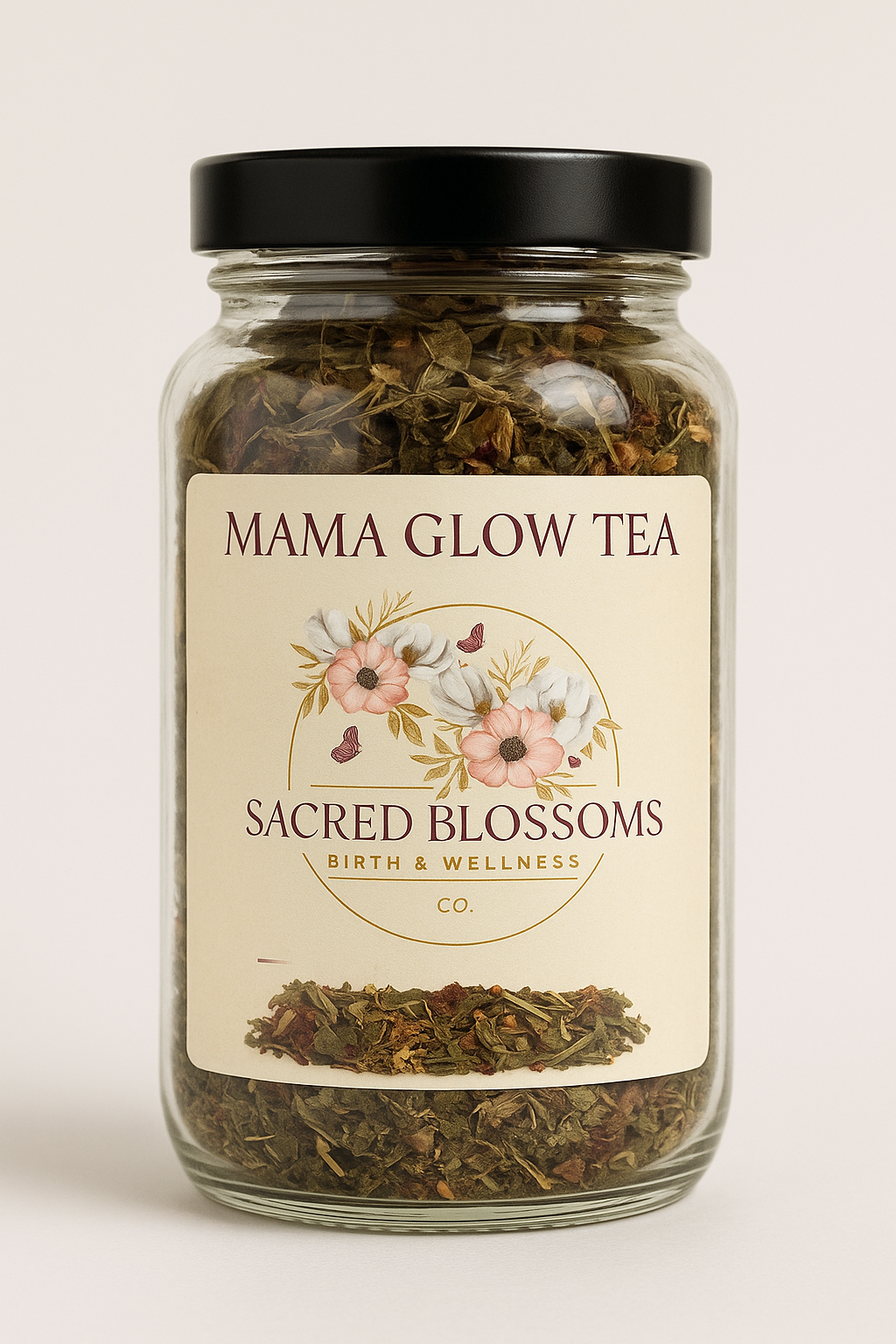 Mama Glow Tea • Postpartum Herbal Tea • Lactation Support • Energy & Nourishment • Organic Birth Tea