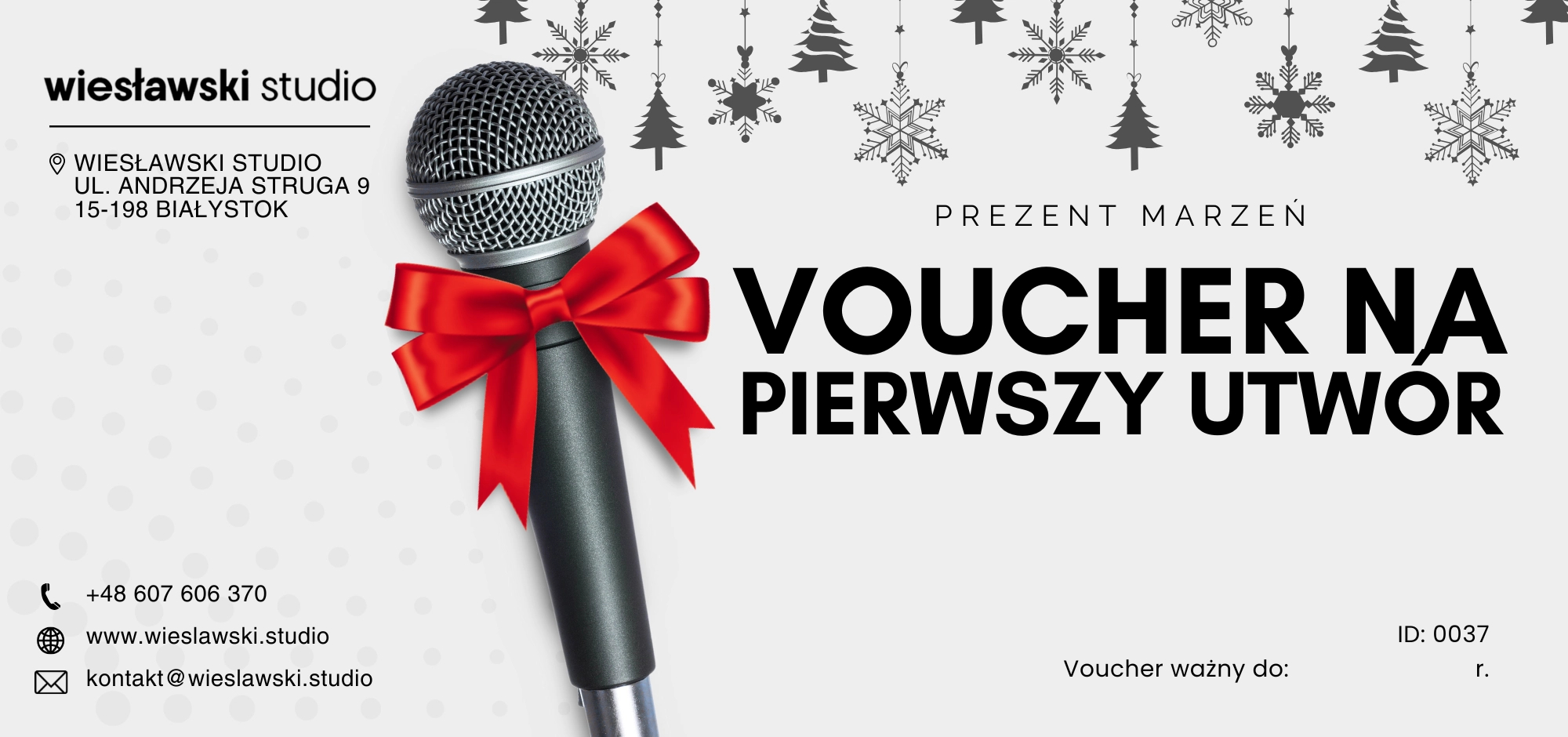 Voucher na pierwszy utwór