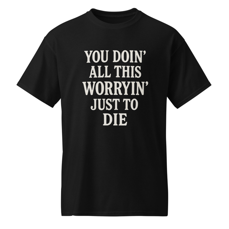 Reel Style - Y.D.A.T.W.J.T.D (BLACK T-SHIRT)