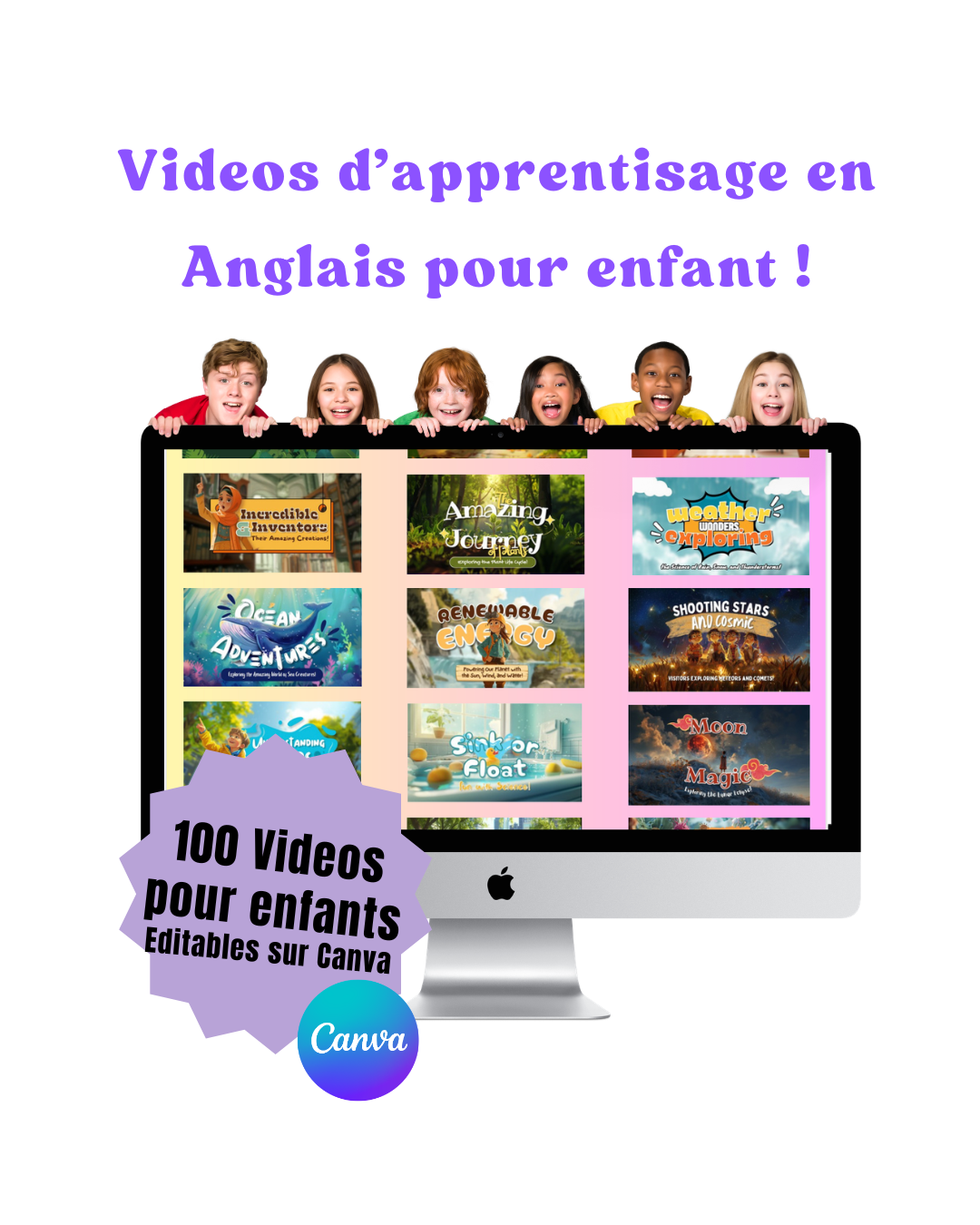 Vidéos d'apprentissage en anglais pour enfants