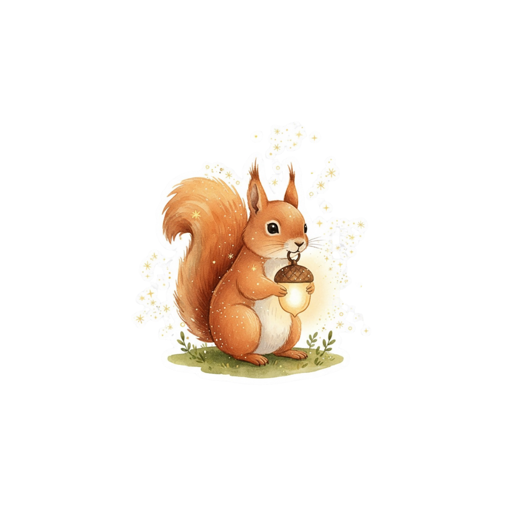 Cottagecore Forest Animals with Mushrooms and Nature Vibes