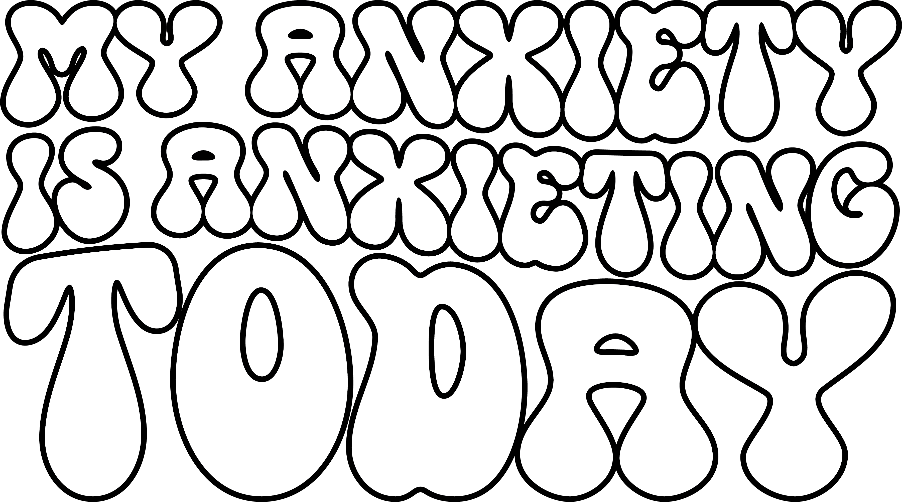 Cute Anxiety SVG Bundle