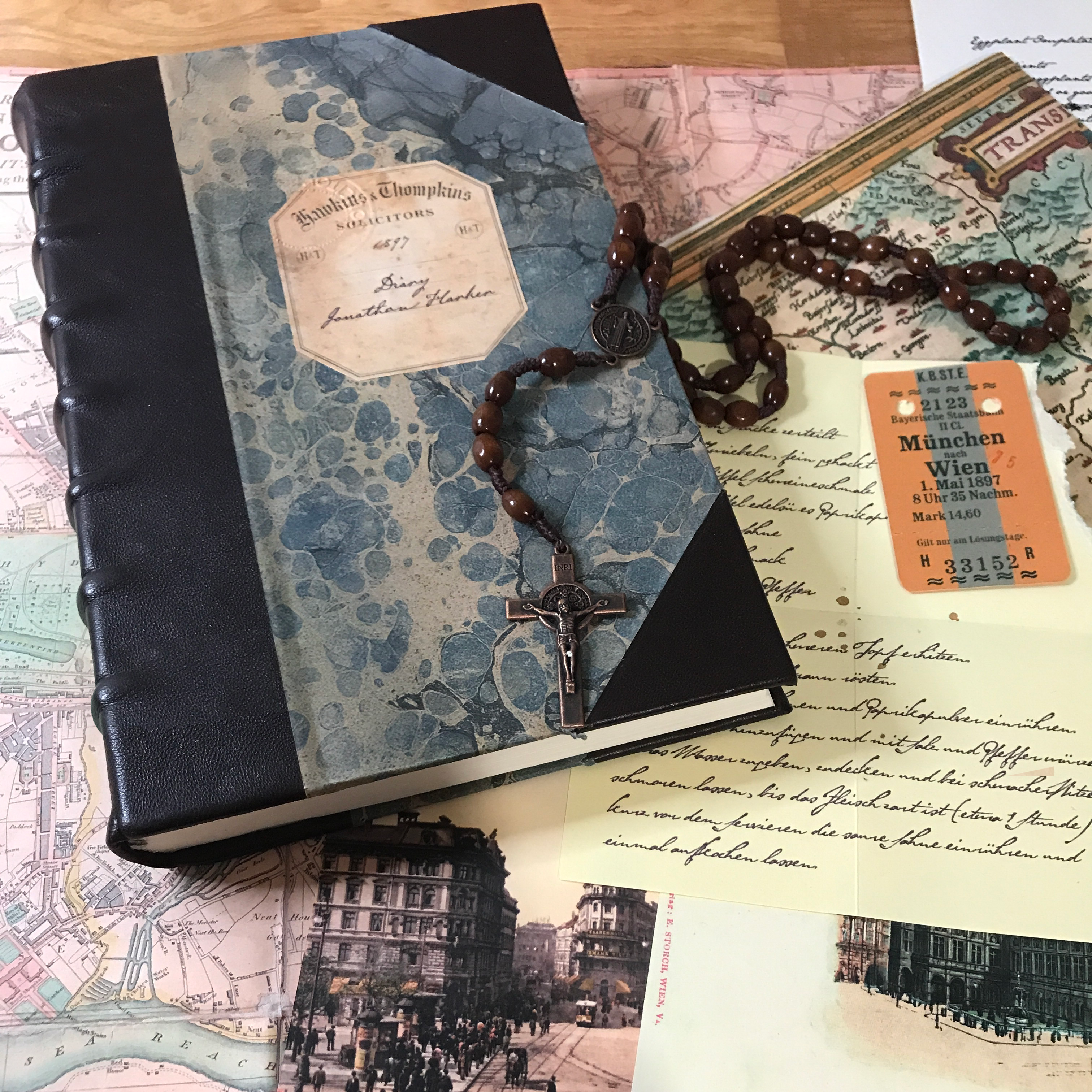 Jonathan Harker’s Diary – Handmade - Leather