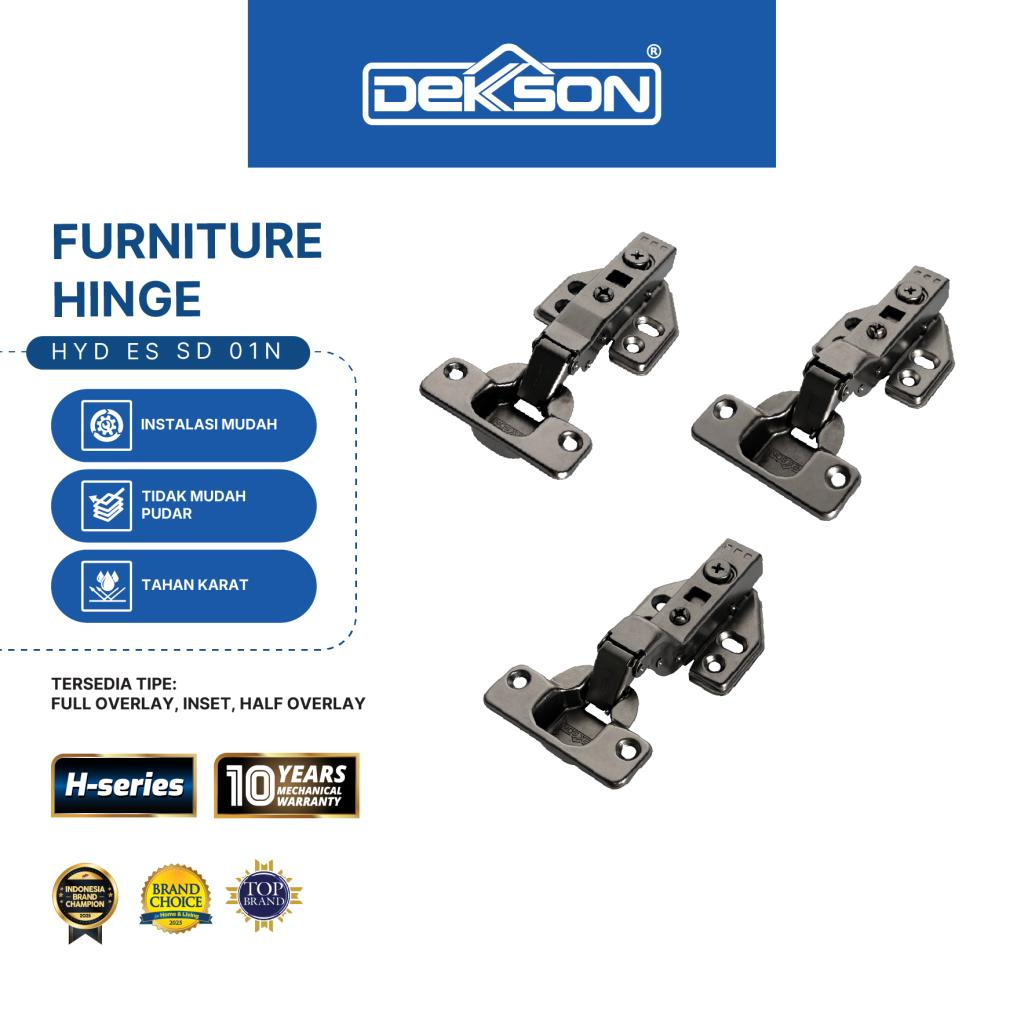 DEKKSON  - TITANIUM - ENGSEL SENDOK SOFTCLOSE  HYD ES SD 01N