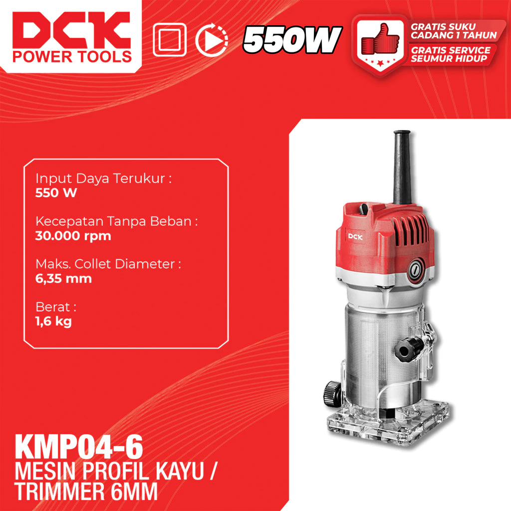 DCK - MESIN ROUTER TRIMMER KMP04-6