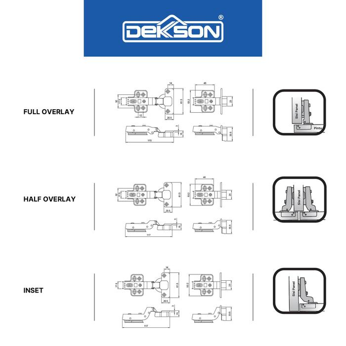 DEKKSON  - ENGSEL SENDOK SOFTCLOSE