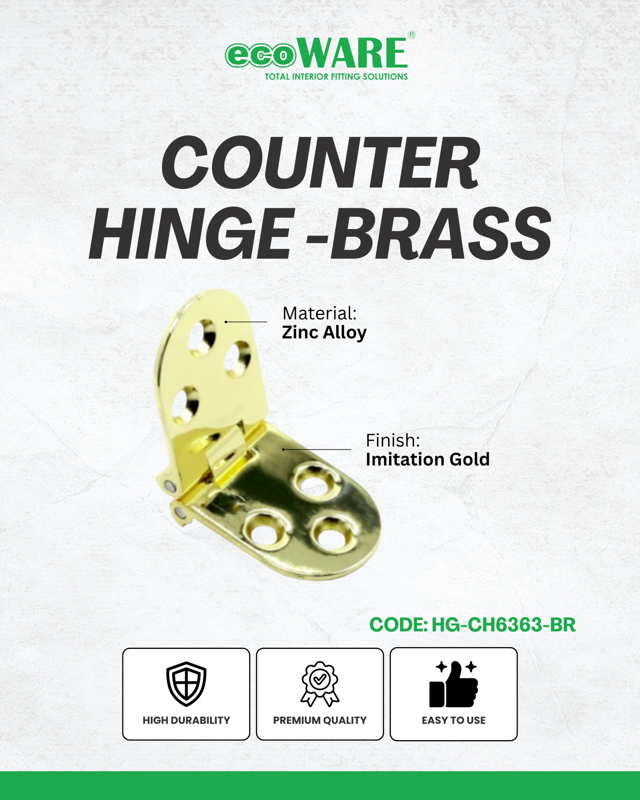 ECOWARE - COUNTER HINGE / ENGSEL MESIN JAHIT