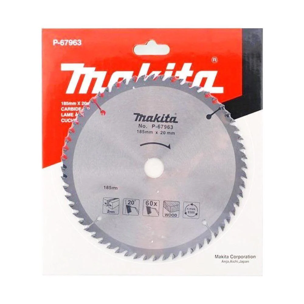 MAKITA - MATA CIRCLE KAYU P-67963 7" X 60T