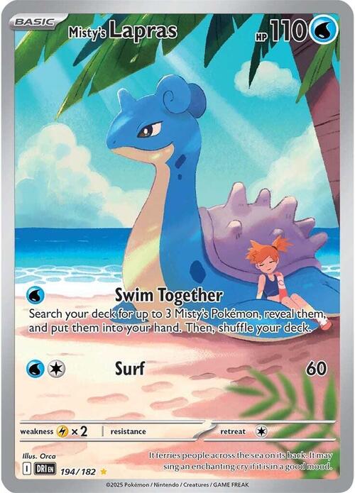 Lapras di Misty DRI194