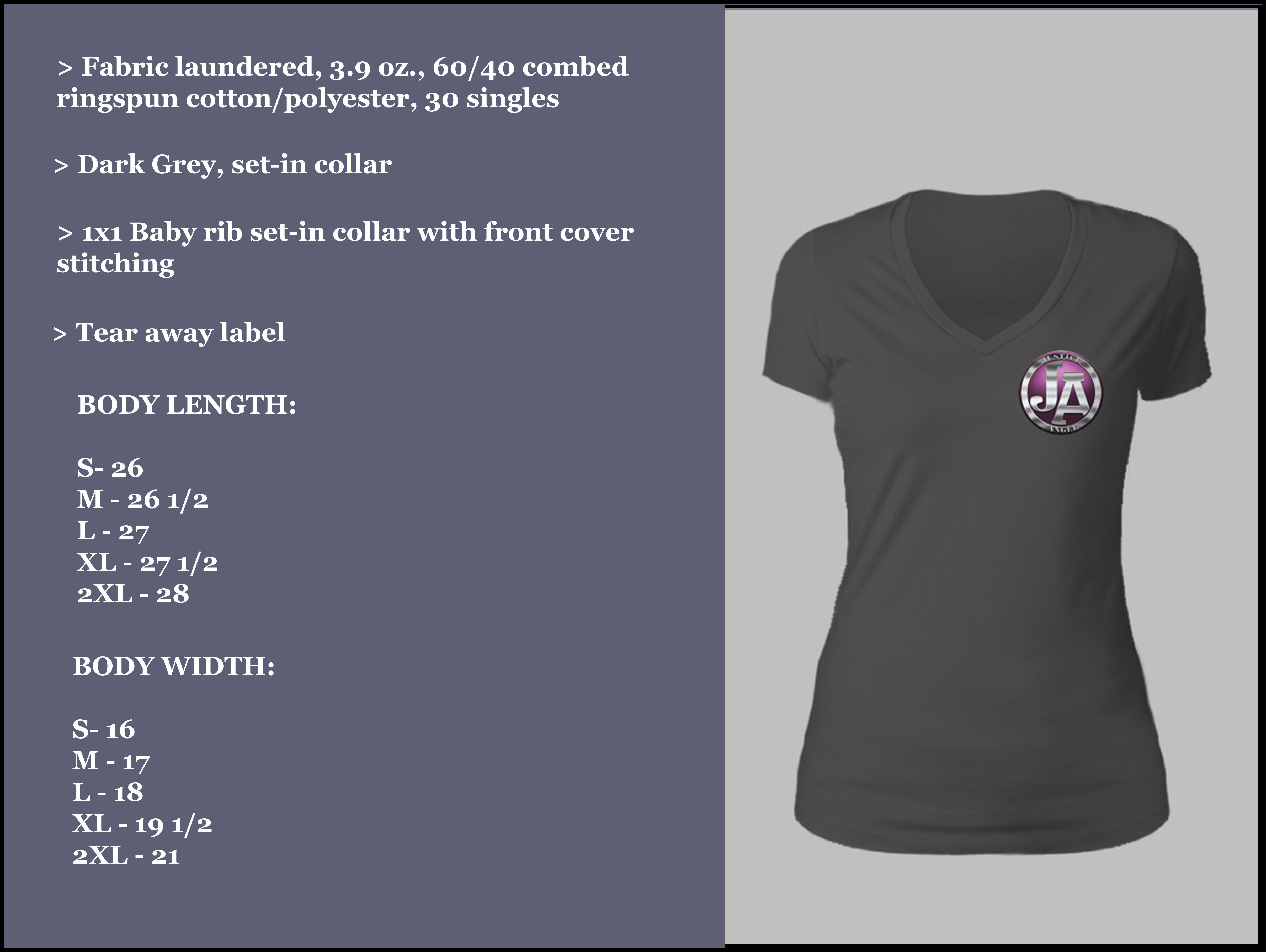 JA Logo Women's V-neck T-Shirt