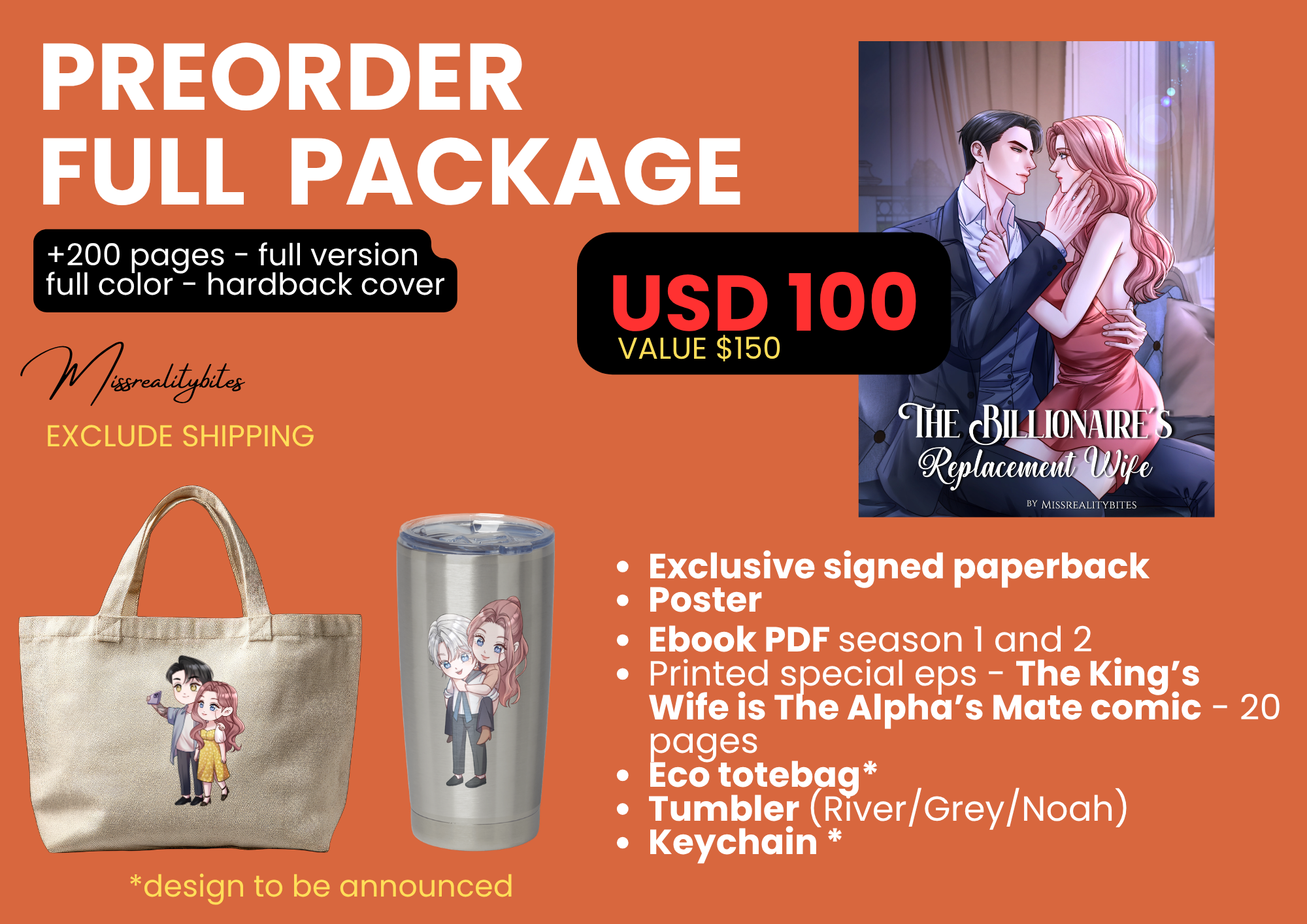 Preorder TBRW Full Package - Books & Merch