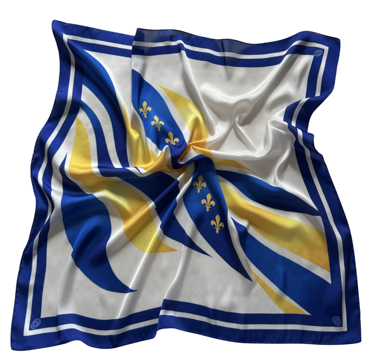 Heritage Scarf - Royal Lily