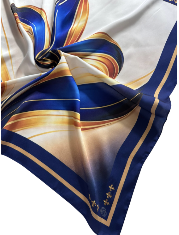 Heritage Scarf - Royal Lily