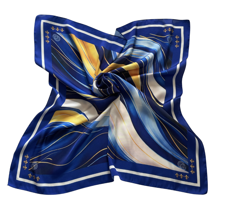 Heritage Scarf - Bosnian Blues