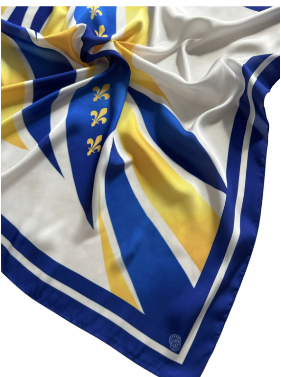 Heritage Scarf - Royal Lily