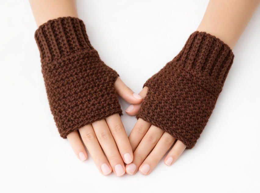 Caldo Classico Unisex Crochet Gloves