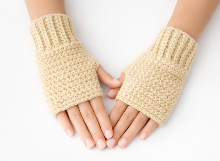 Caldo Classico Unisex Crochet Gloves