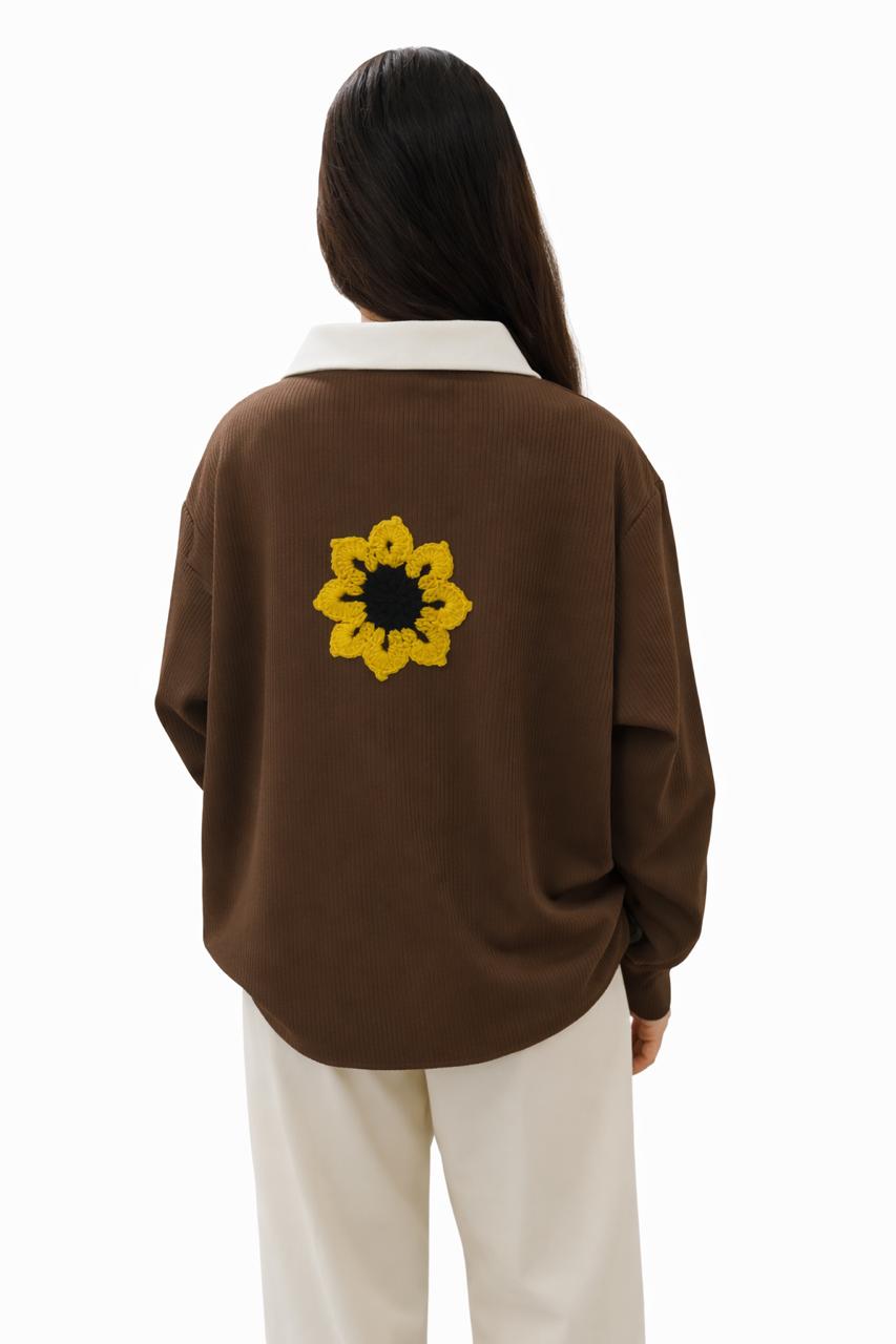 Spring Sunflower Cord-Set (Top+Bottom)