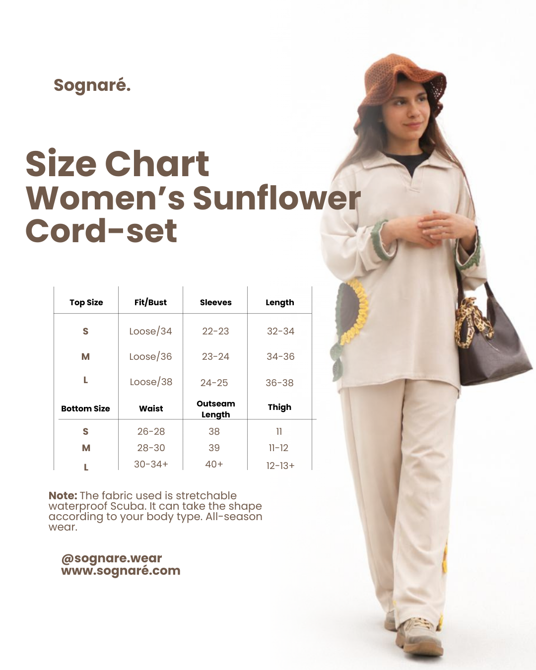 Sunflower Cord Set