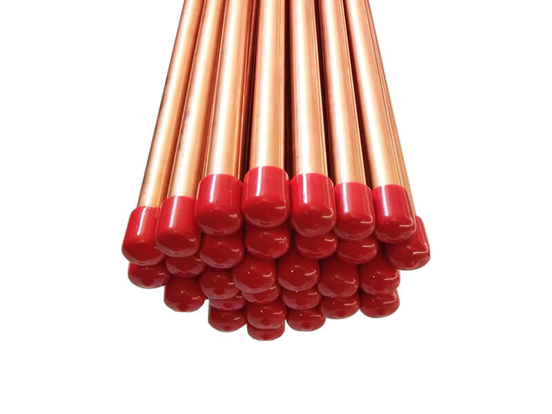 أنابيب نحاسية حالية من الزيوت 