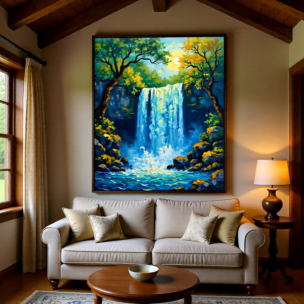 Dreamy Waterfall Glow