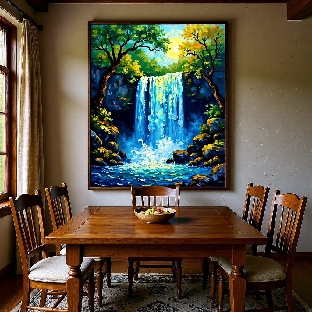 Dreamy Waterfall Glow