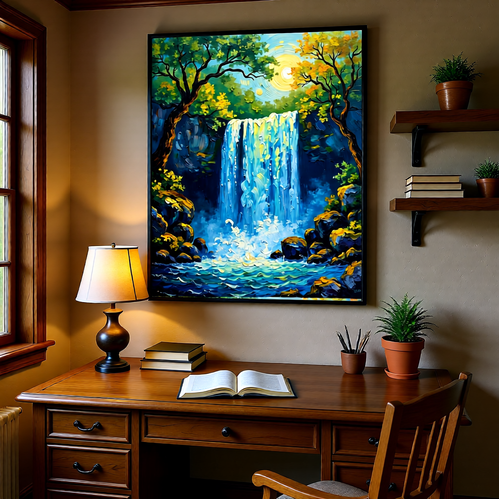 Dreamy Waterfall Glow