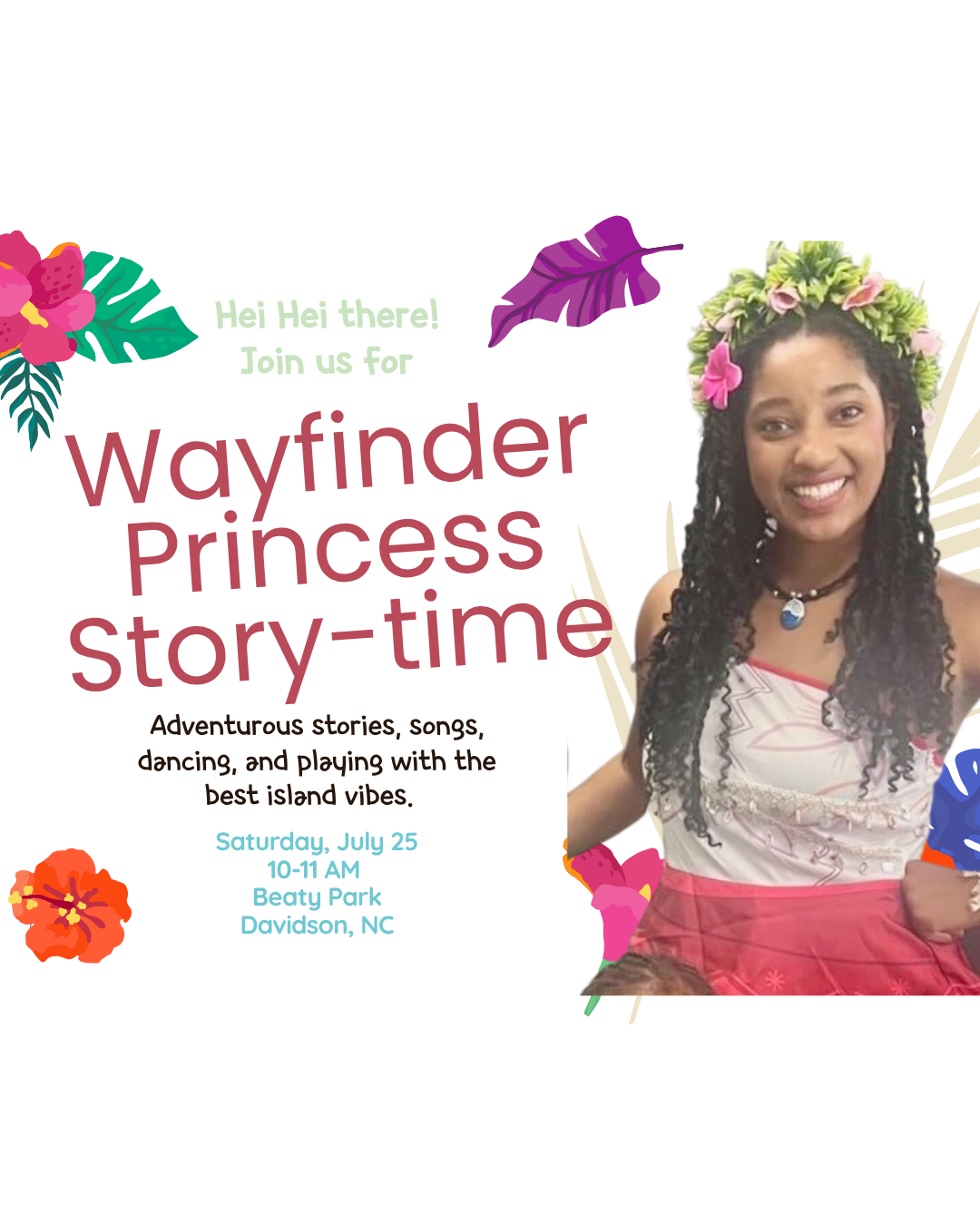 July 25 Summer Story Time with Moana