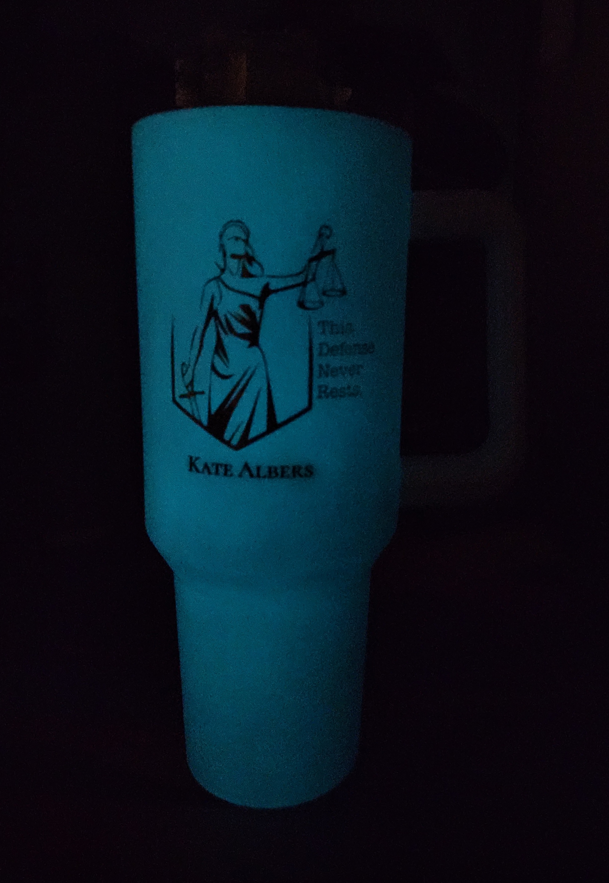 Justice Themed Travel Mug *Customizable*