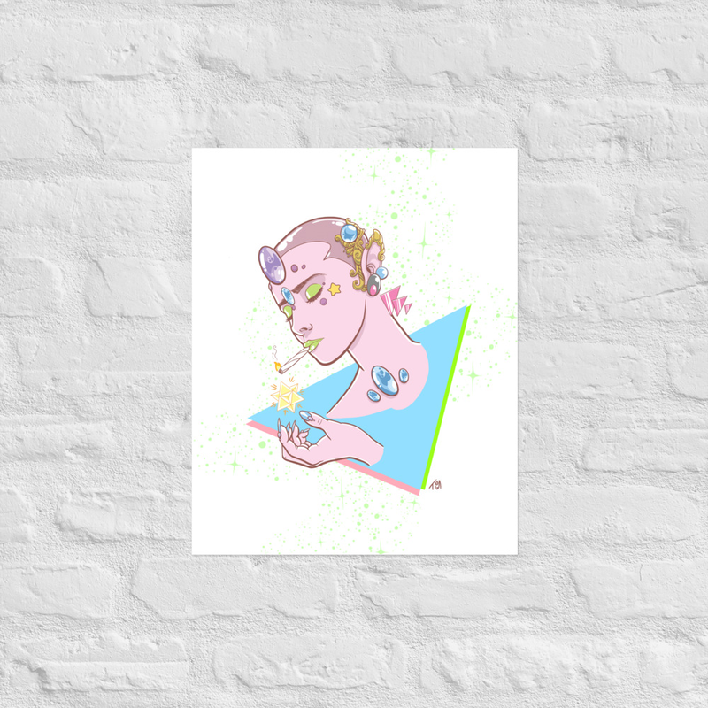 Goddess Smoke 16x20" Print