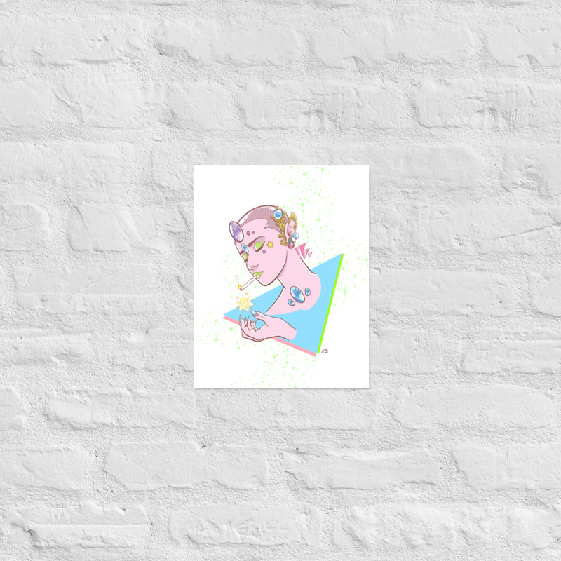 Goddess Smoke 11x14" Print