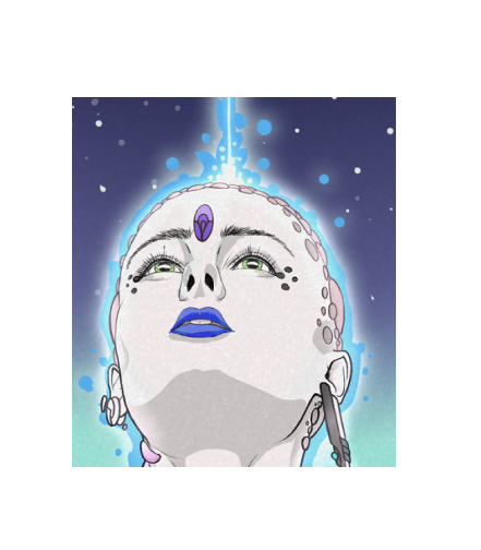 Goddess Loading... 11X14" Print