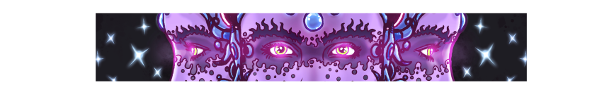 Triple Goddess Blossom 14x14" Print