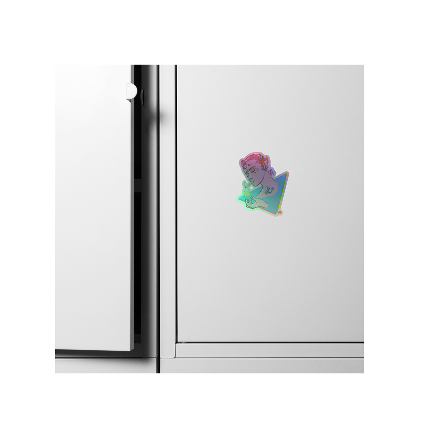 Goddess Smoke Holographic 4" stickers