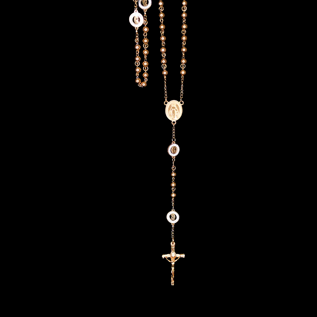 Rosario Golden Stainless Steel - Golden Mary