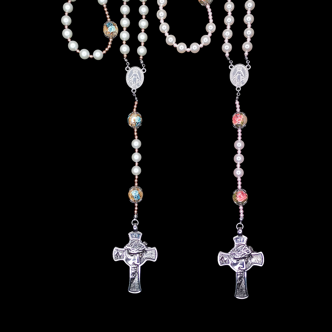 Rosario Swarovski 60 Pearl 8 Tsha S45